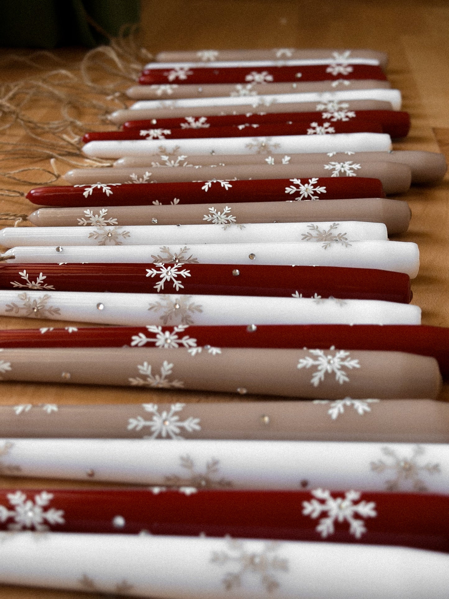 SET CANDELE - Fiocchi di neve