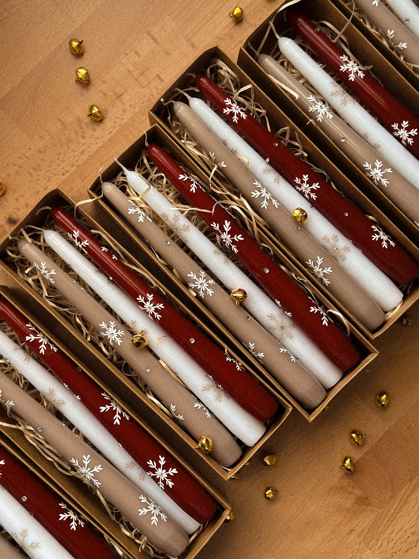 SET CANDELE - Fiocchi di neve