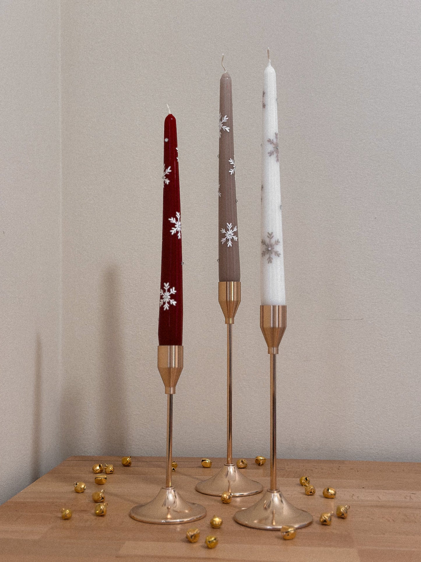 SET CANDELE - Fiocchi di neve